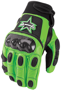 Icon Green Merc Short Gloves